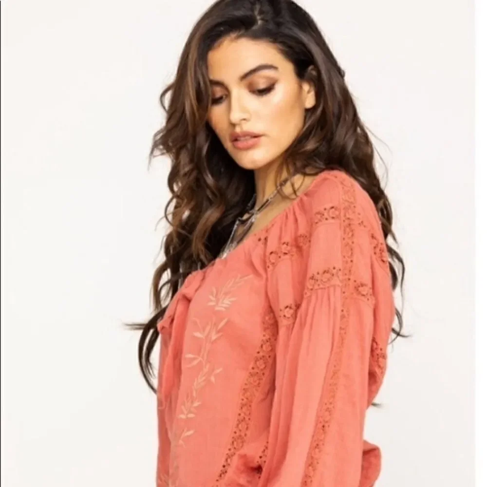 - Free People Maria Maria Blouse Size XS NWT - Picture 3 of 7